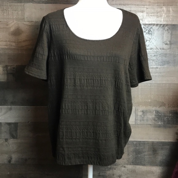 Ralph Lauren Tops - NWT Ralph Lauren dark chocolate size 1x top blouse